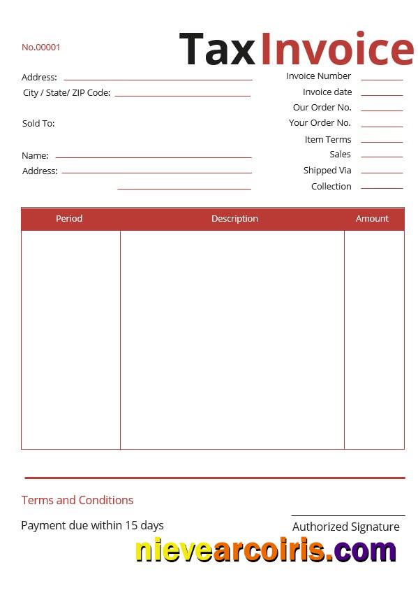 Commercial Tax Invoice